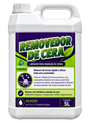 Embalagem REMOVEDOR DE CERA